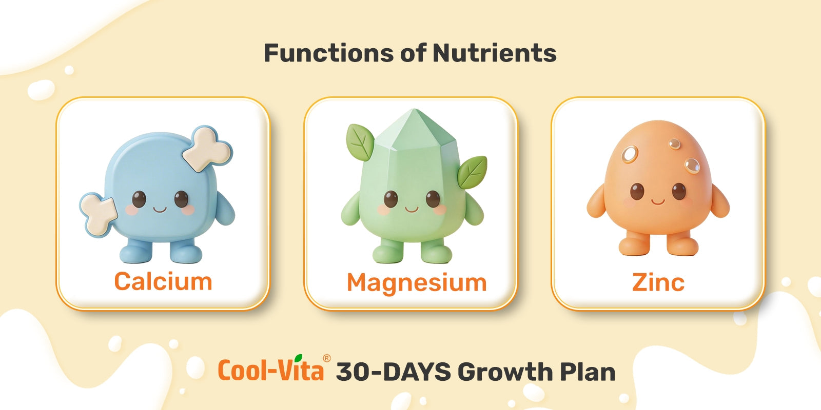 Calcium, Magnesium, and Zinc: What Does Each One Do for Kids?