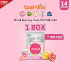 Coolvita Collagen Gummy Rasa Jeruk Bali dan Lemon Box (All In One)