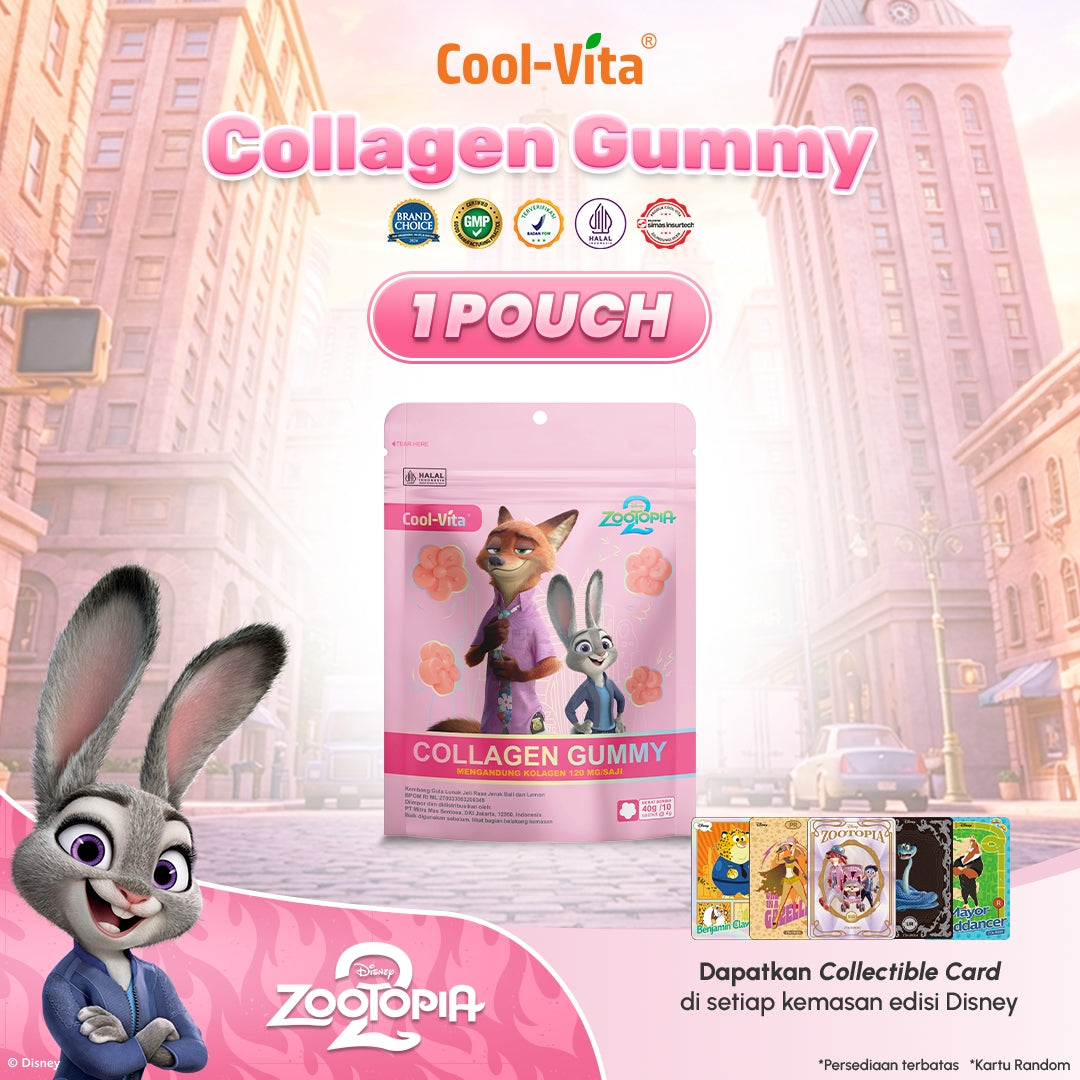 Coolvita 胶原蛋白软糖袋装迪士尼疯狂动物城2（变体）