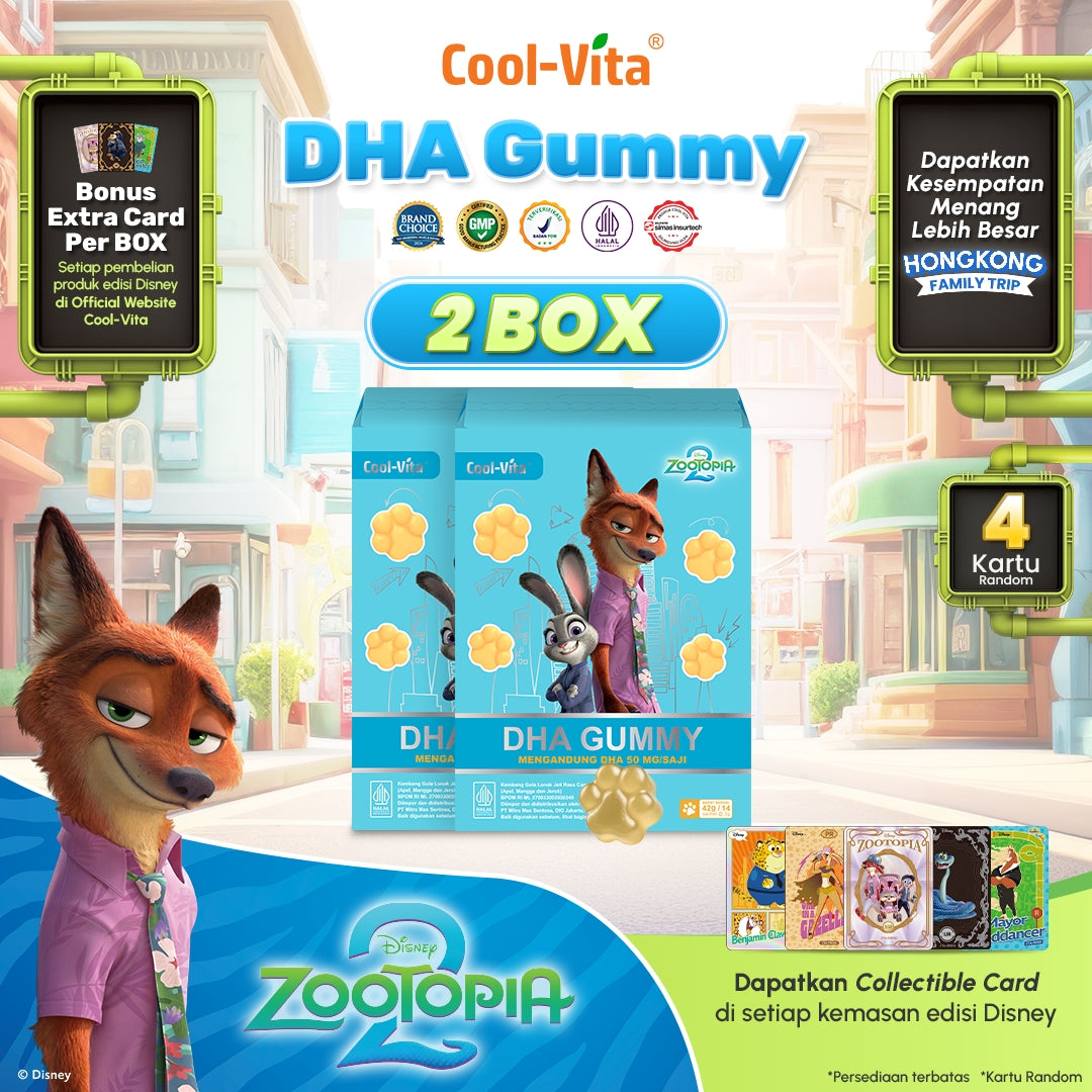 CoolVita DHA Gummy Box Disney Zootopia2