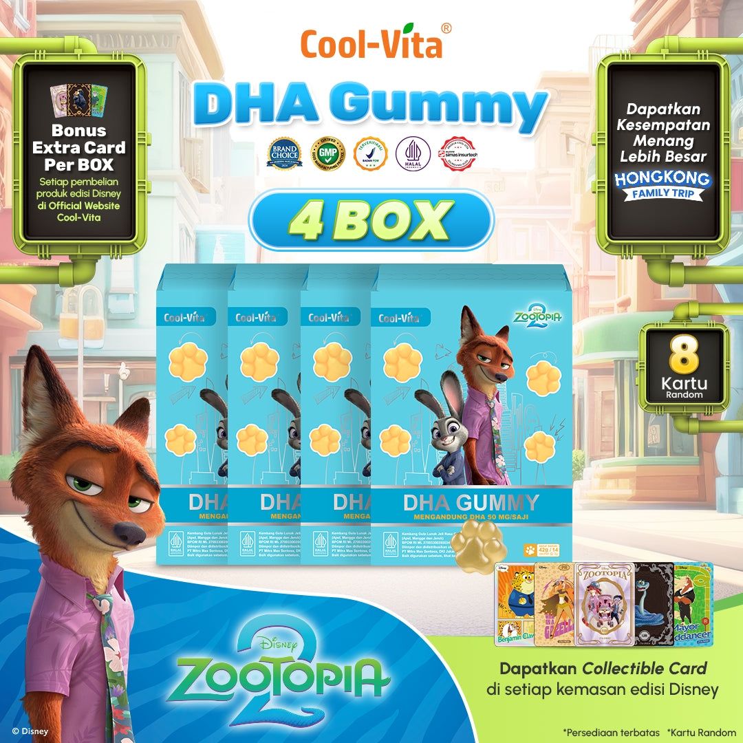 CoolVita DHA Gummy Box Disney Zootopia2