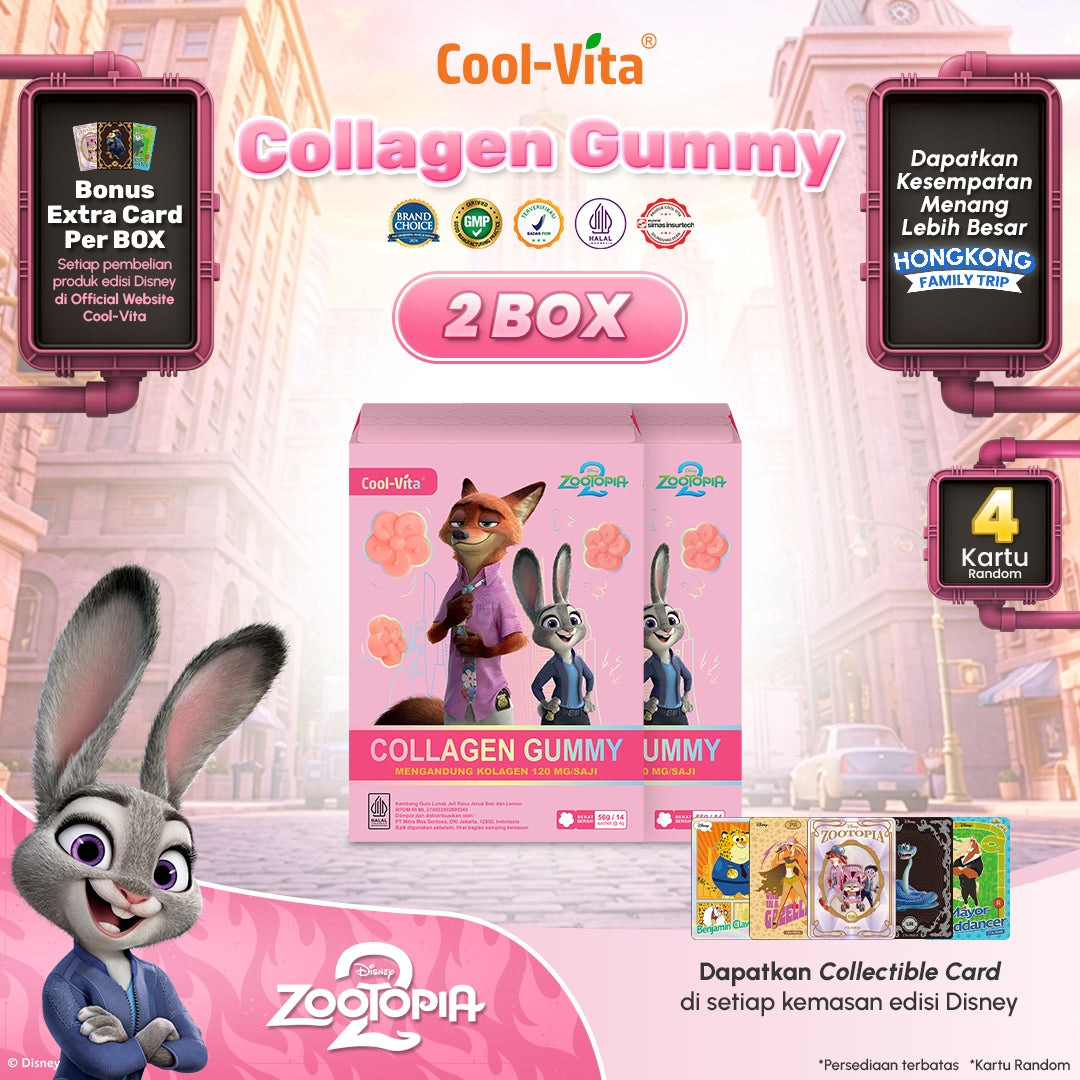 Coolvita Collagen Gummy Zootopia2 2 box