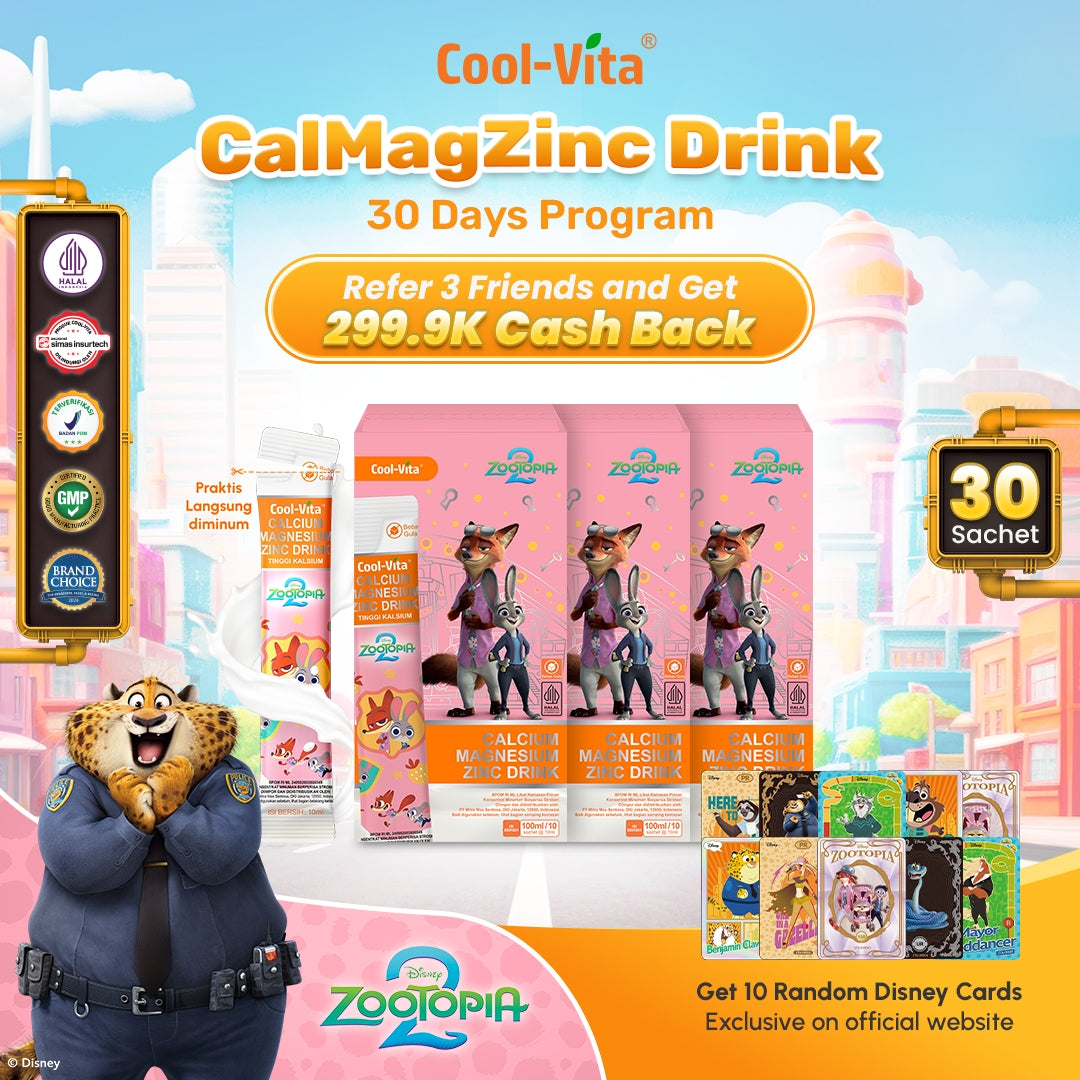 30-Days Growth Plan 30 Sachets Cal Mag Zinc Drinks