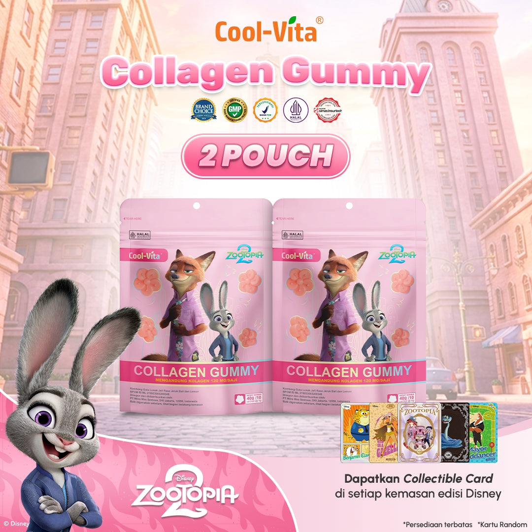 Coolvita 胶原蛋白软糖袋装迪士尼疯狂动物城2（变体）