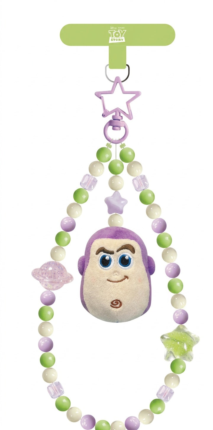 Disney·Pixar Toy Story 5 Buzz Lightyear Plush Beaded Phone Charm