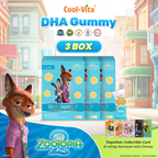 CoolVita DHA Gummy 3 Box Disney Zootopia2