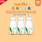 Coolvita 3 Botol Chewable MV Orange