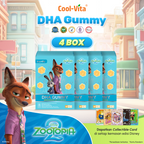 CoolVita DHA Gummy 4 Box Disney Zootopia2