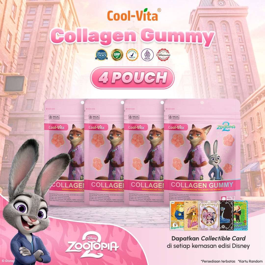 Coolvita 胶原蛋白软糖袋装迪士尼疯狂动物城2（变体）