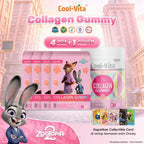 Coolvita Collagen Gummy Sleeve Zootopia2 4 Box + 1 Pouch Collagen Gummy