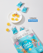 Coolvita DHA Gummy Rasa Mix Fruits Box isi 14 pcs (All In One)