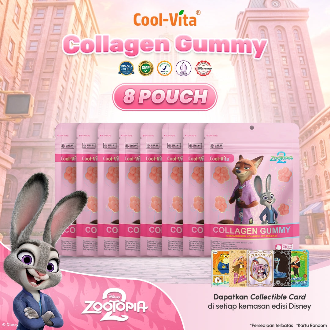 Coolvita 胶原蛋白软糖袋装迪士尼疯狂动物城2（变体）