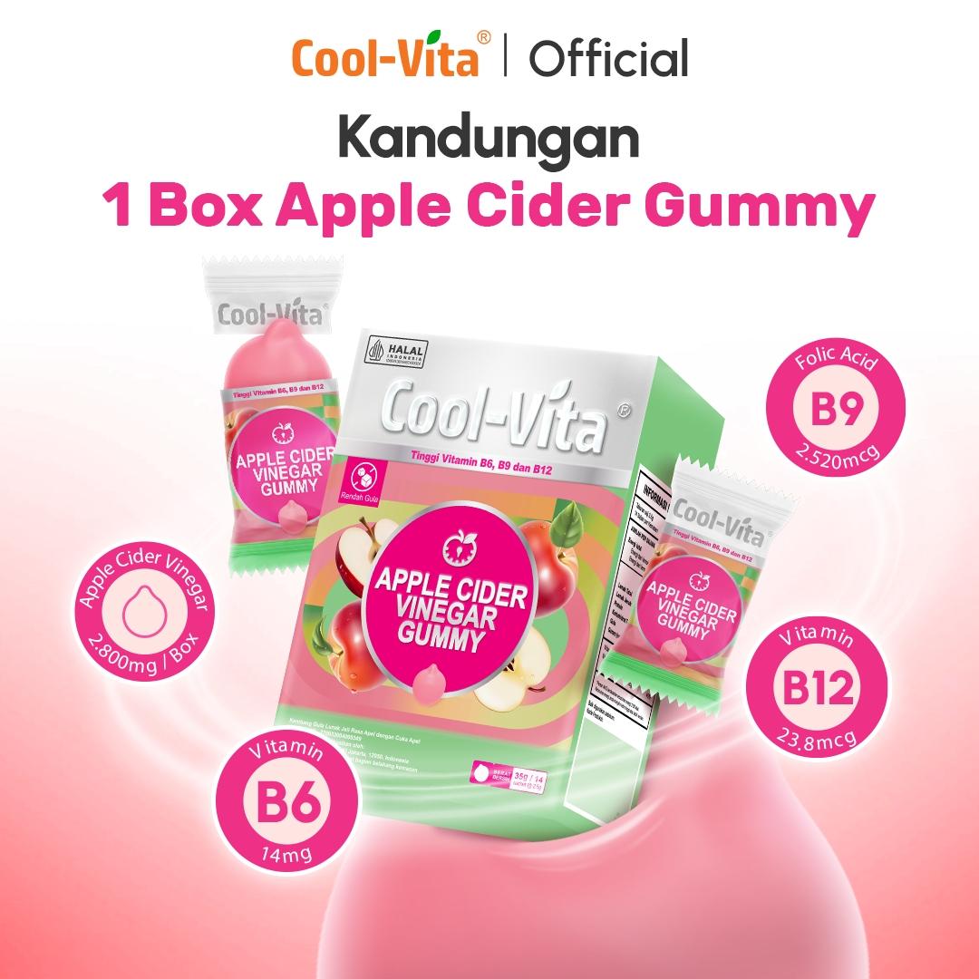 Coolvita Apple Cider Vinegar Gummy Box (All In One)