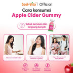 Coolvita Apple Cider Vinegar Gummy Box (All In One)