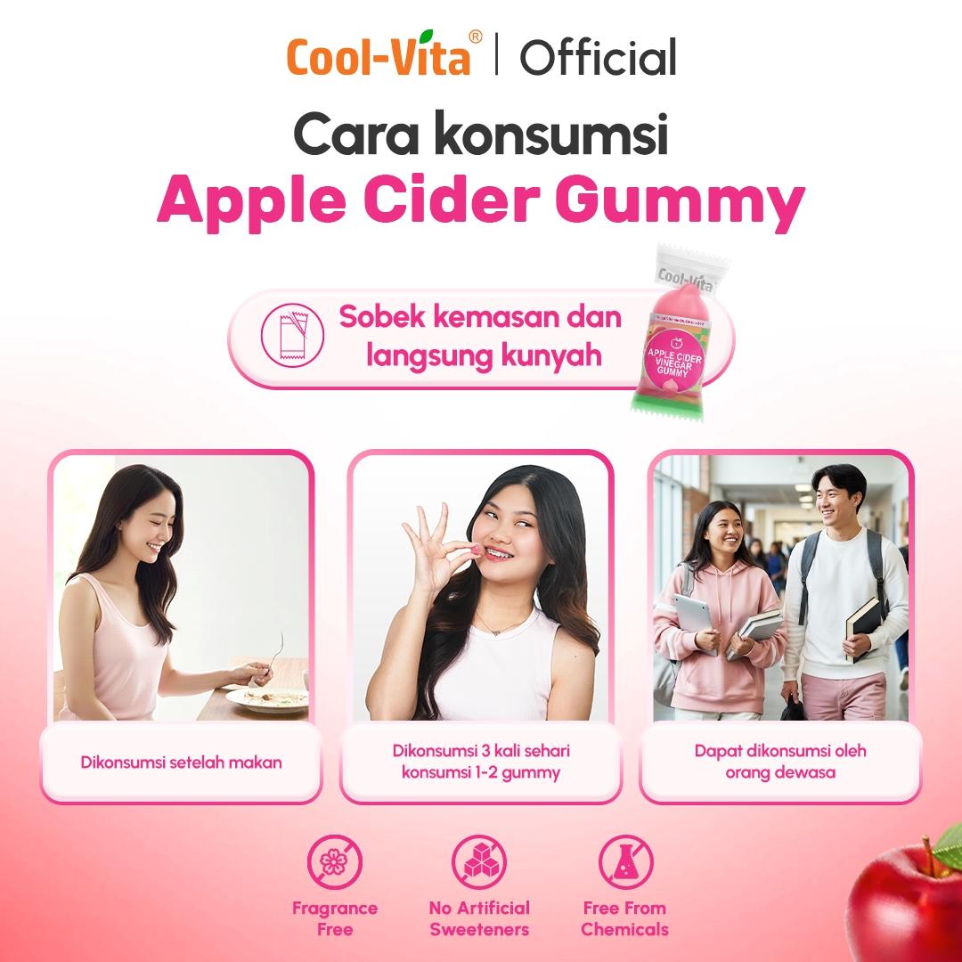 Coolvita Apple Cider Vinegar Gummy Box (All In One)