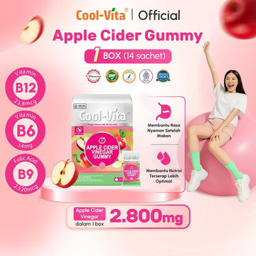 Coolvita Apple Cider Vinegar Gummy Box (All In One)