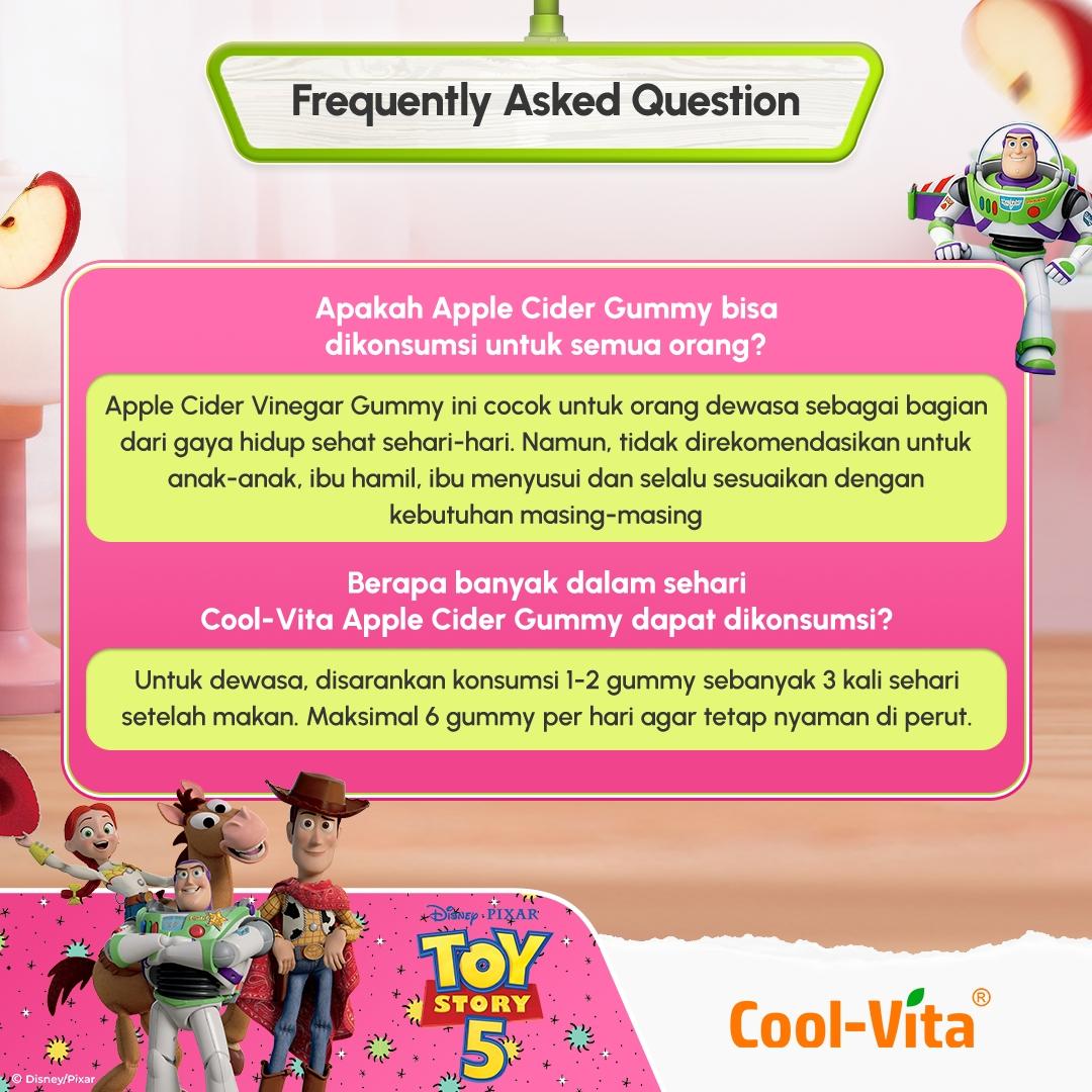 Apple Cider Vinegar Gummy Box Toy Story Series