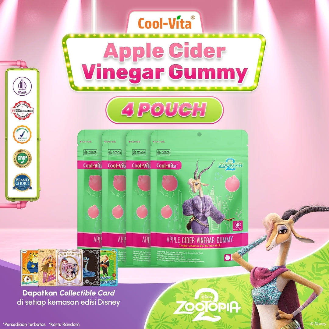 Apple Cider Vinegar Gummy Pouch Zootopia Series