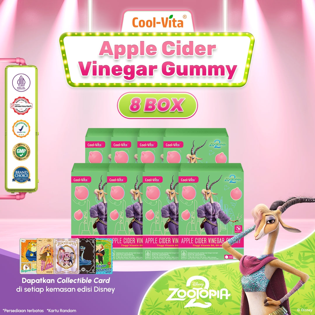Apple Cider Vinegar Gummy Box Zootopia Series
