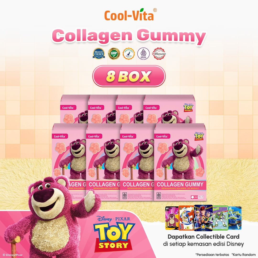 Coolvita Collagen Gummy Disney Toystory Variant 1,2,4,8 Box