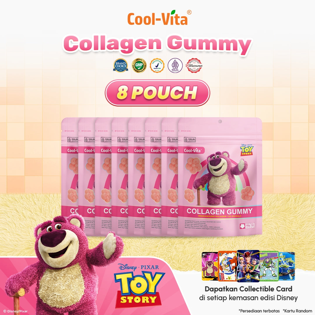 Coolvita Collagen Gummy Disney Toystory Variant 1,2,4,8 Pouch
