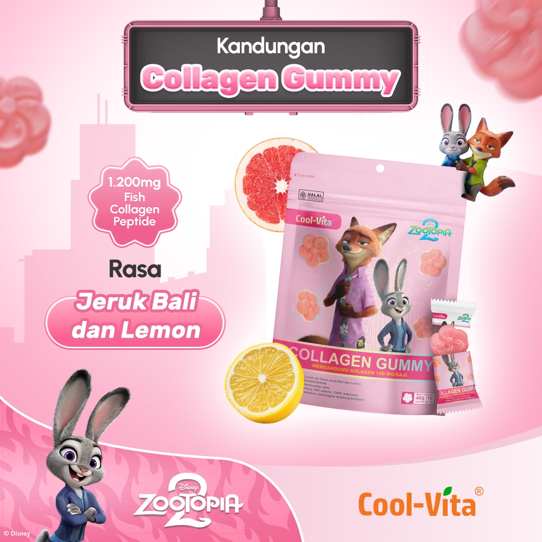 Coolvita Collagen Gummy 3 Pouch Disney Zootopia2