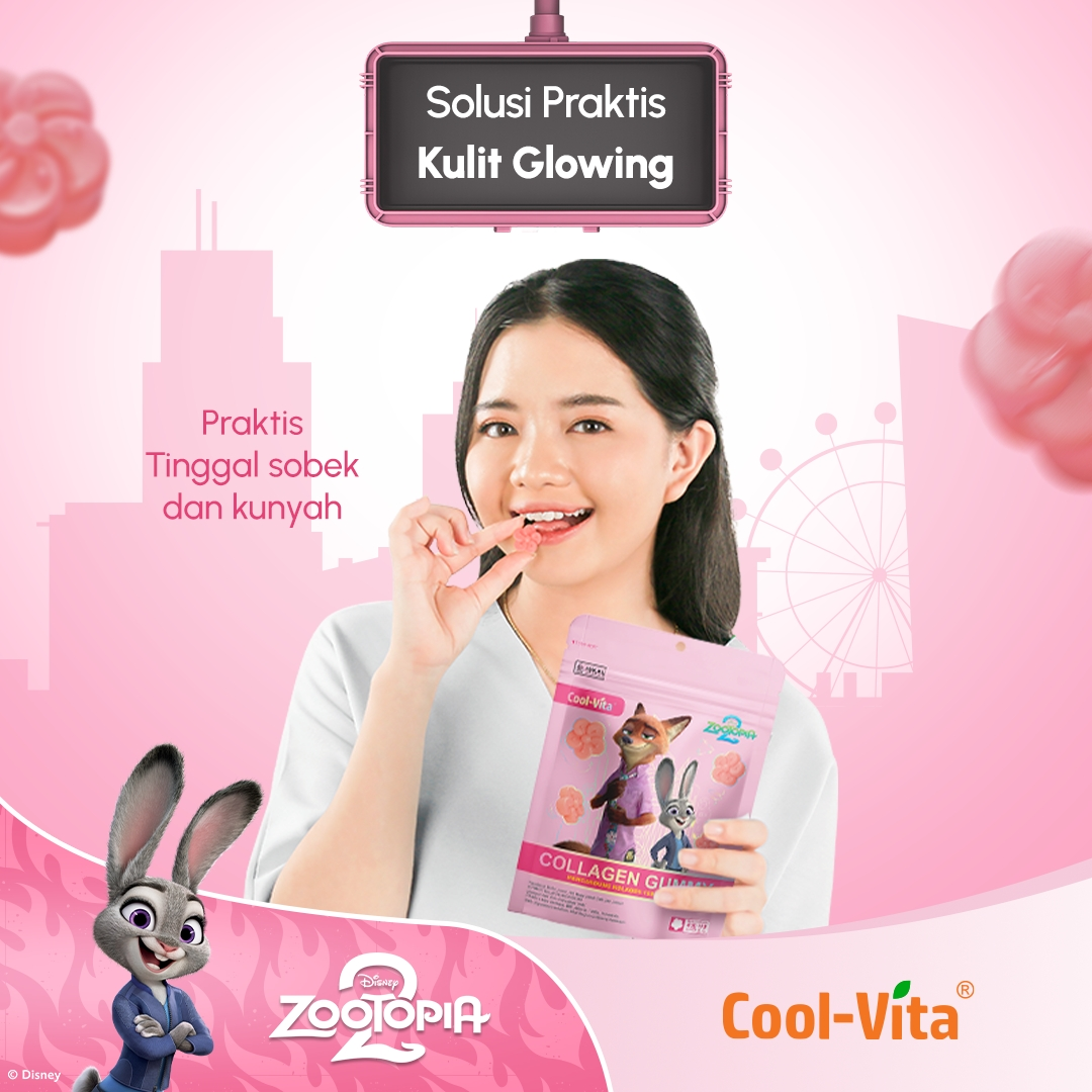 Coolvita Collagen Gummy 3 Pouch Disney Zootopia2