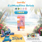 Coolvita Calcium Magnesium Zinc Drink Disney Stitch Box Isi 10 Variants 1,2,4,8