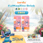 Coolvita Calcium Magnesium Zinc Drink Disney Stitch Box Isi 10 Sachet (All In One) - Special Programs