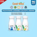 2 Botol Multivitamin Chewable + 1 Botol Calcium Chewable