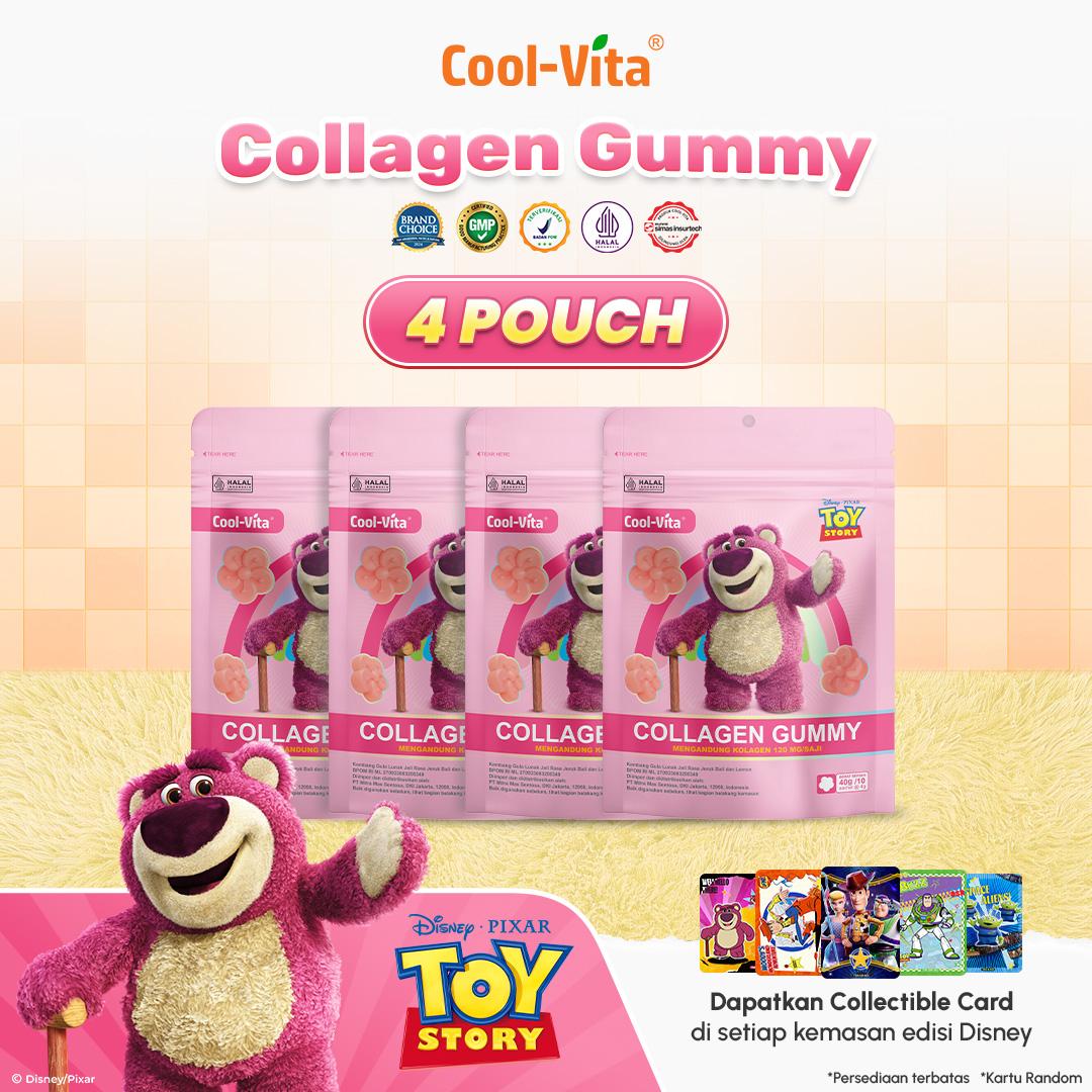 Coolvita Collagen Gummy Disney Toystory Variant 1,2,4,8 Pouch