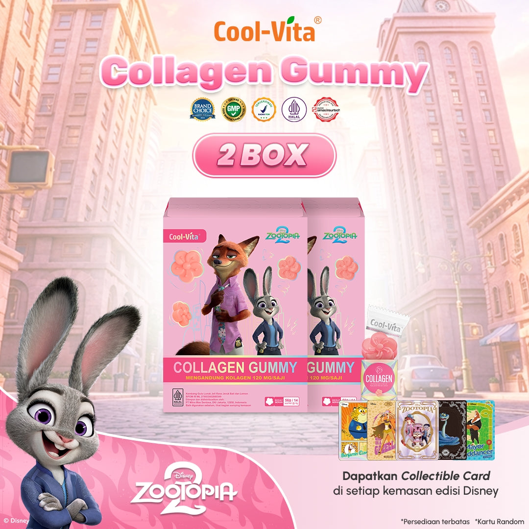 Coolvita Collagen Gummy Zootopia2 2 box