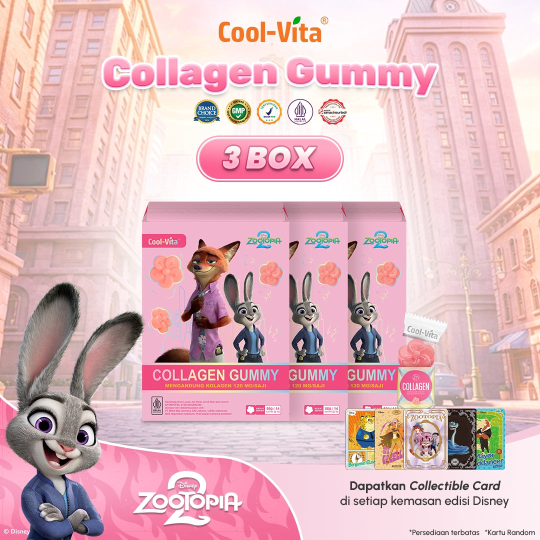 Coolvita Collagen Gummy Zootopia2 3 box