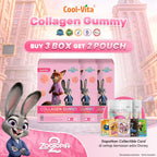 CoolVita Collagen Gummy 3 Box Disney Zootopia2 + 2 Pouch Collagen Gummy