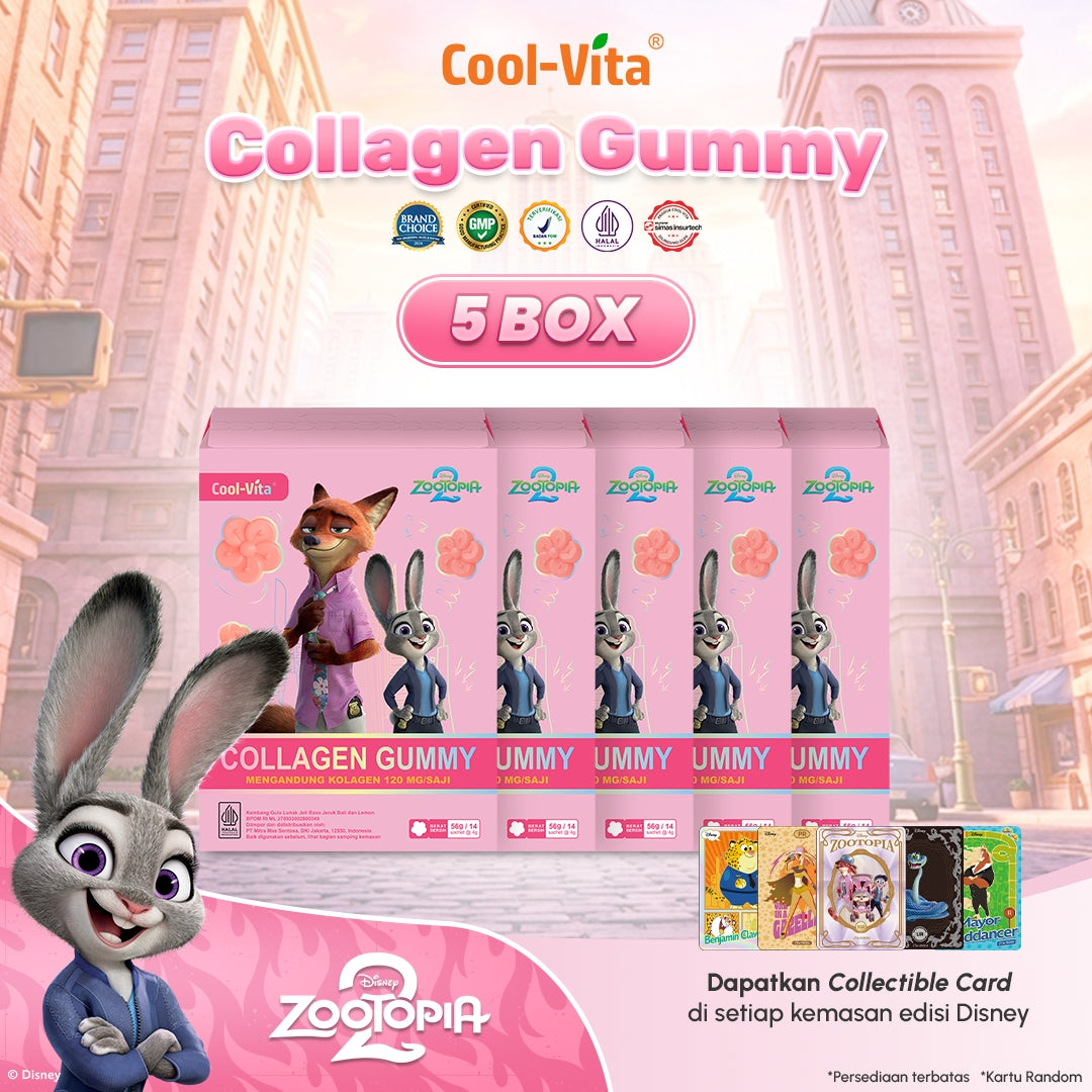 Coolvita Collagen Gummy Zootopia2 5 box