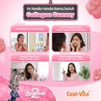 CoolVita Collagen Gummy 3 Box Disney Zootopia2 + 2 Pouch Collagen Gummy