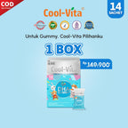 Coolvita DHA Gummy Rasa Mix Fruits Box isi 14 pcs (All In One)