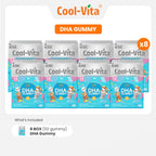 Coolvita DHA Gummy Rasa Mix Fruits Box isi 14 pcs (All In One)