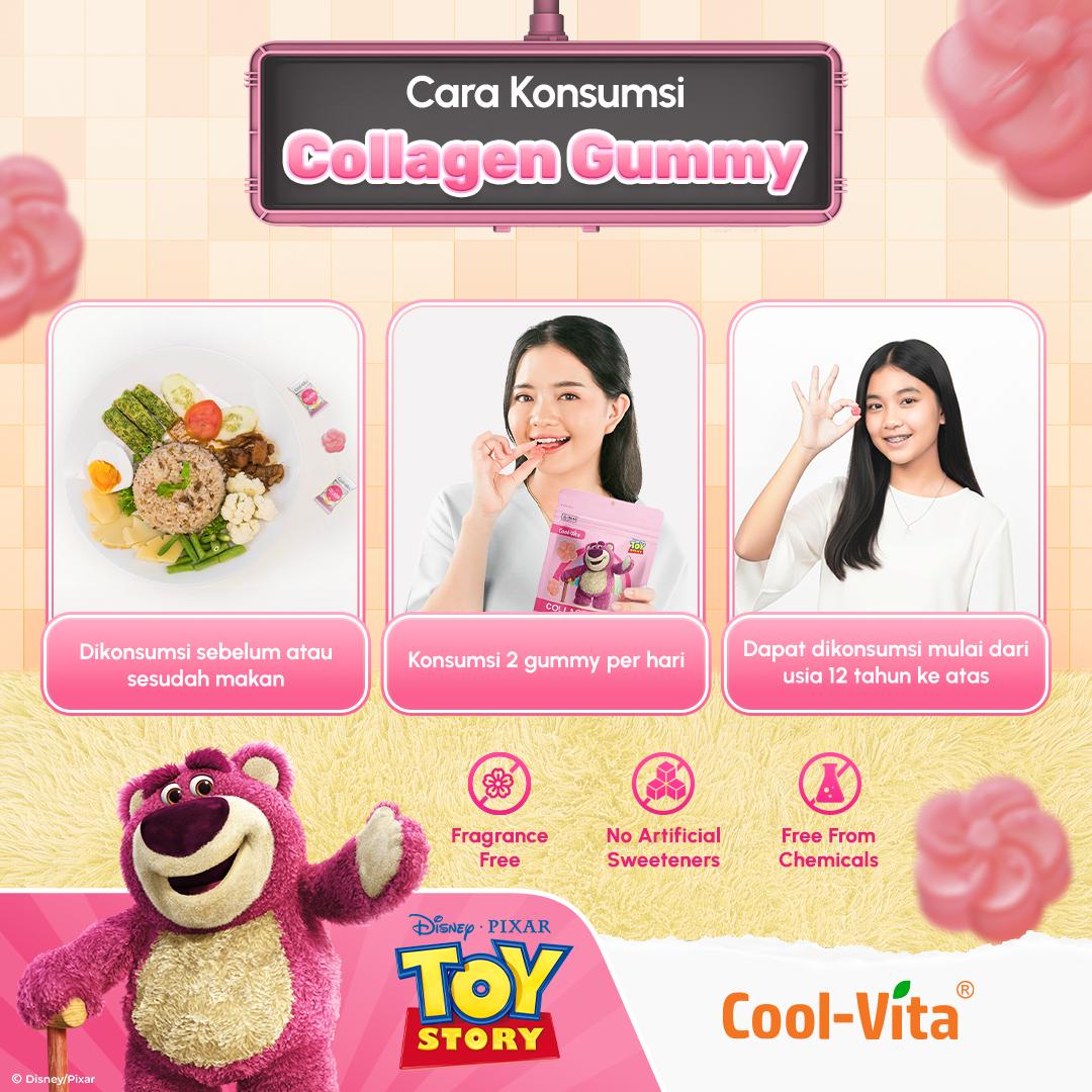 Coolvita Collagen Gummy Disney Toystory Variant 1,2,4,8 Pouch