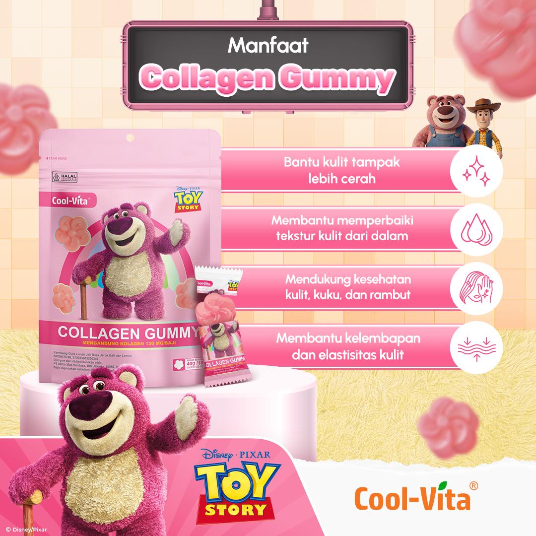 Coolvita Collagen Gummy Disney Toystory Variant 1,2,4,8 Pouch