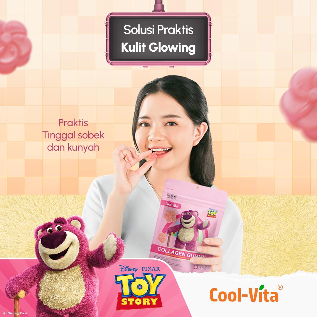 Coolvita Collagen Gummy Disney Toystory Variant 1,2,4,8 Pouch