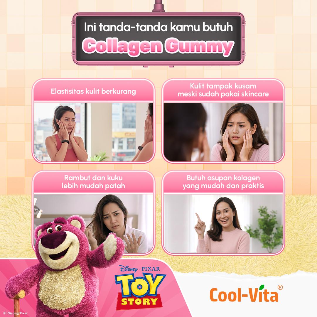 Coolvita Collagen Gummy Disney Toystory Variant 1,2,4,8 Pouch