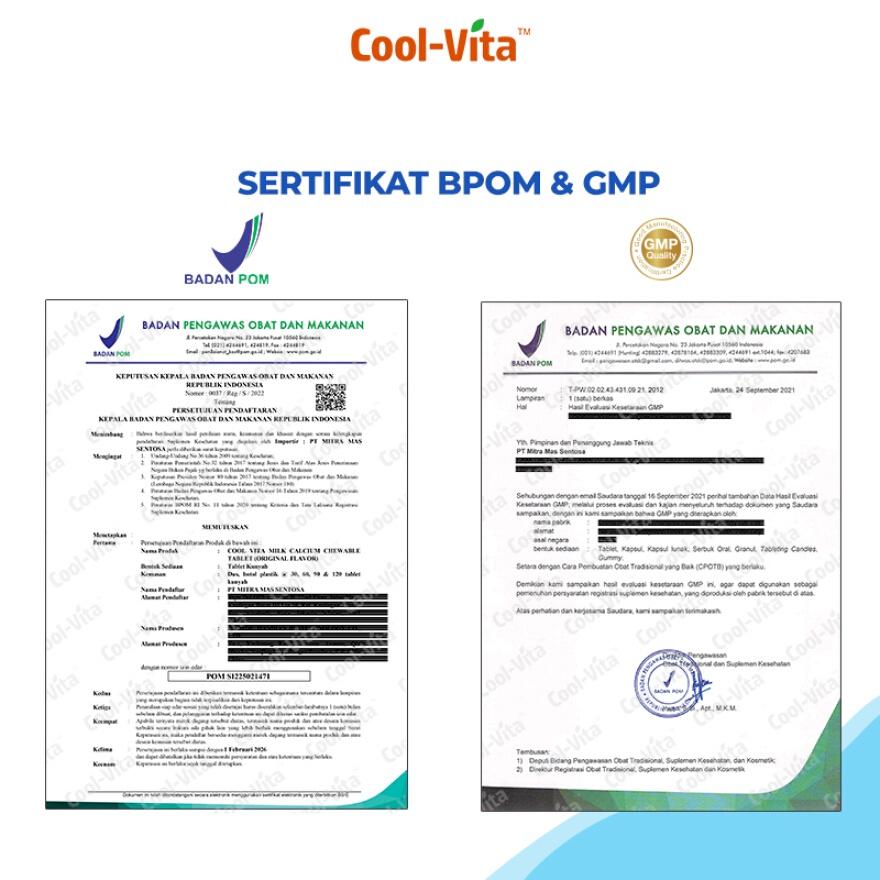 Coolvita 3 Botol Chewable Calcium