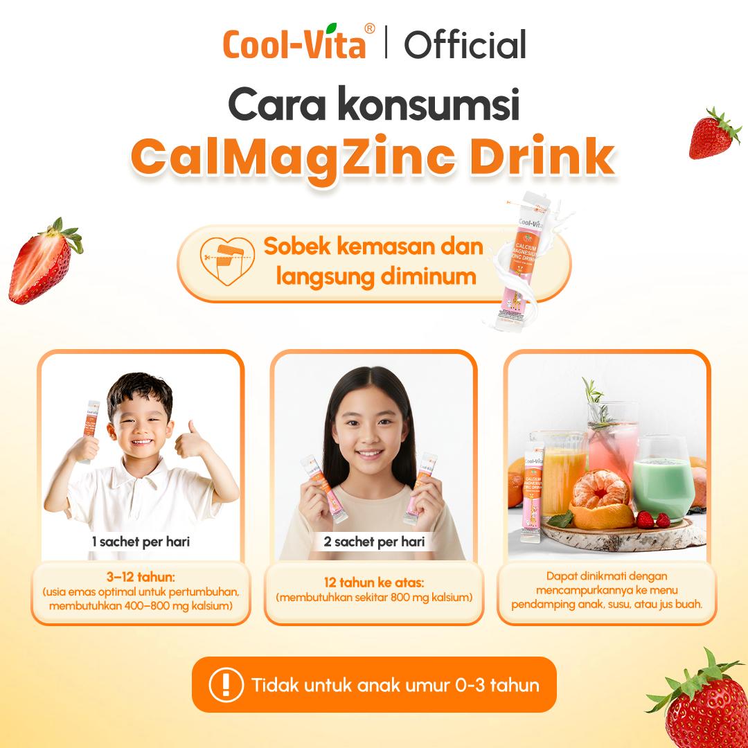 2 Box Calmagzinc Drink + 1 Box DHA Gummy