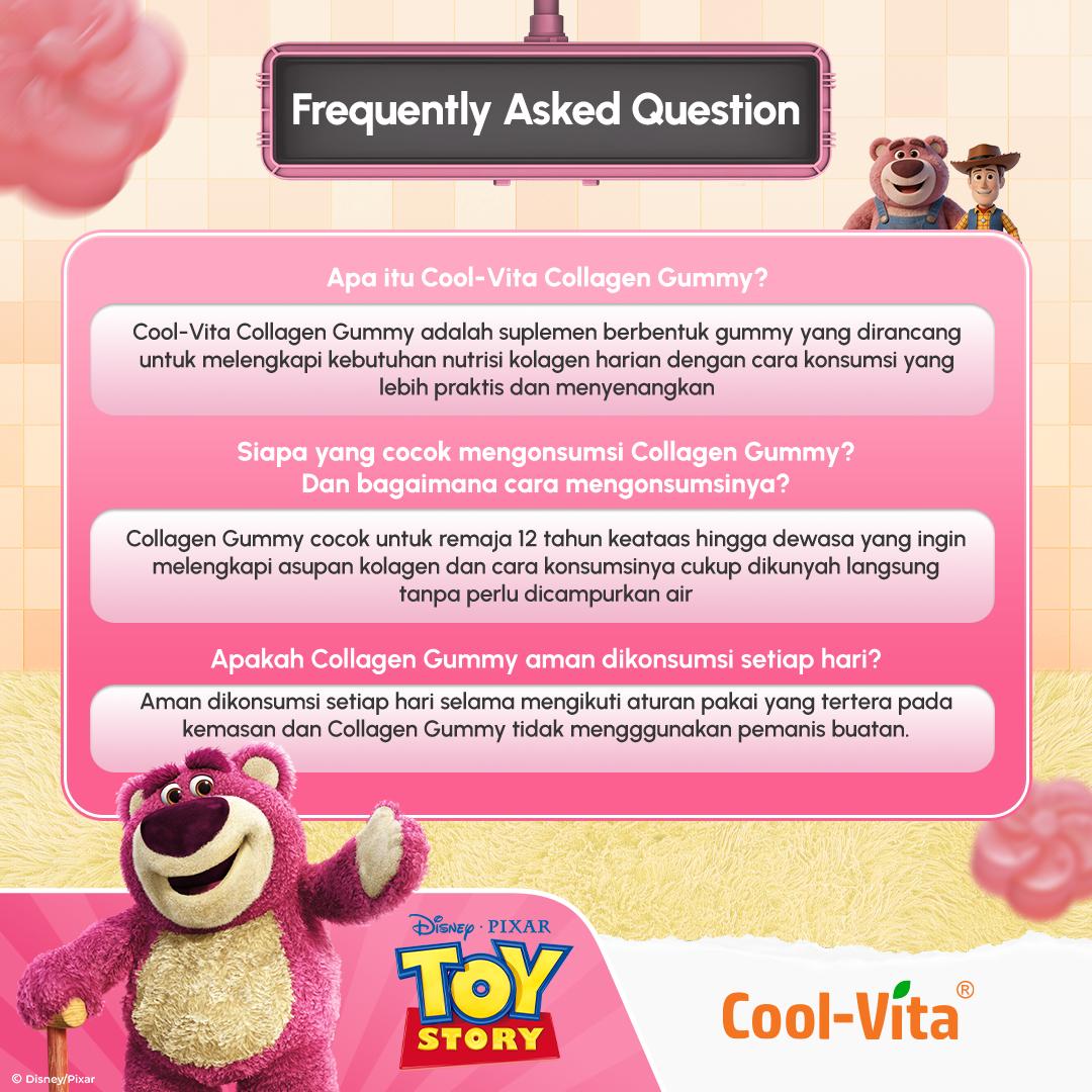 Coolvita Collagen Gummy Disney Toystory Variant 1,2,4,8 Box