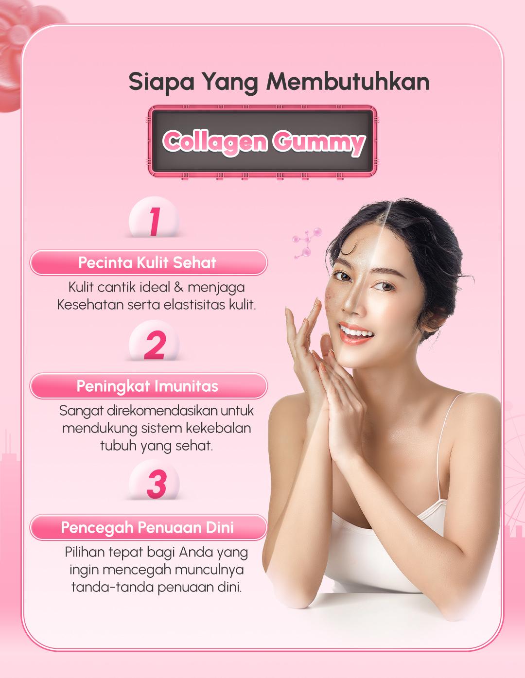 Coolvita Collagen Gummy Rasa Jeruk Bali dan Lemon Box (All In One)