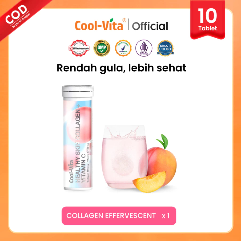 Beauty Collagen Healthy Skin 10s Peach Flavor 1 Tube