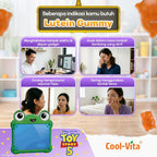 CoolVita Disney ToyStory5 Lutein Gummy Box 14 Sachet Rasa Mix Berry Variants 1,2,4