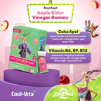 Coolvita Apple Cider Vinegar Gummy Sleeve Zootopia2 Box