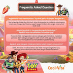 Coolvita Calcium Magnesium Zinc Drink Disney Toy Story Box Isi 10 Sachet (All In One) - Special Programs